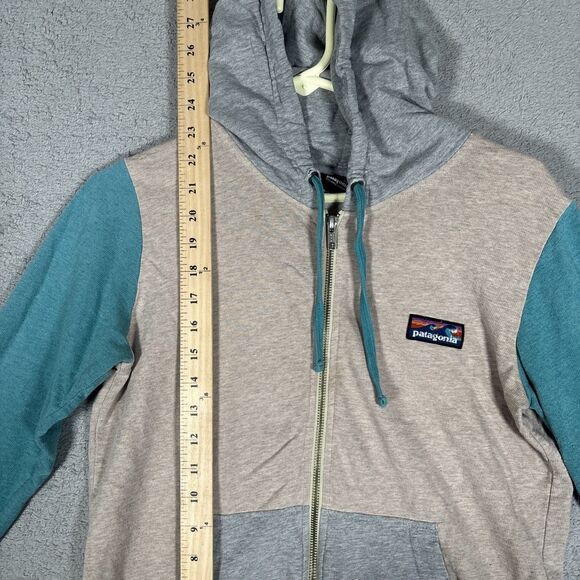 Patagonia Board Short Full Zip Light Weight Hoodie Women’s Size S Organic Cotton - Picture 9 of 16